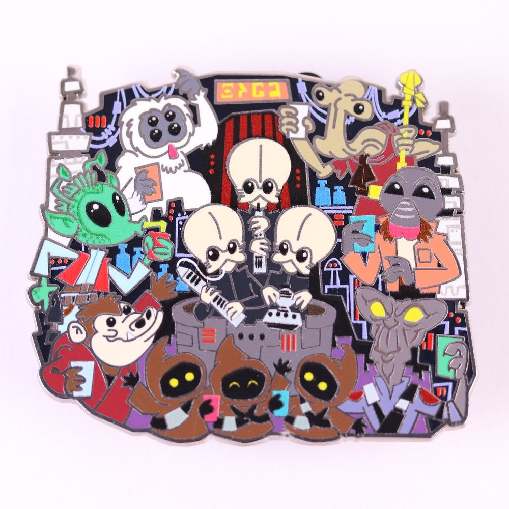 Star Wars Family Cluster Supporting Cast Disney Pin